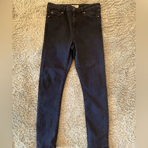 Topshop Moto Black Skinny Jeans